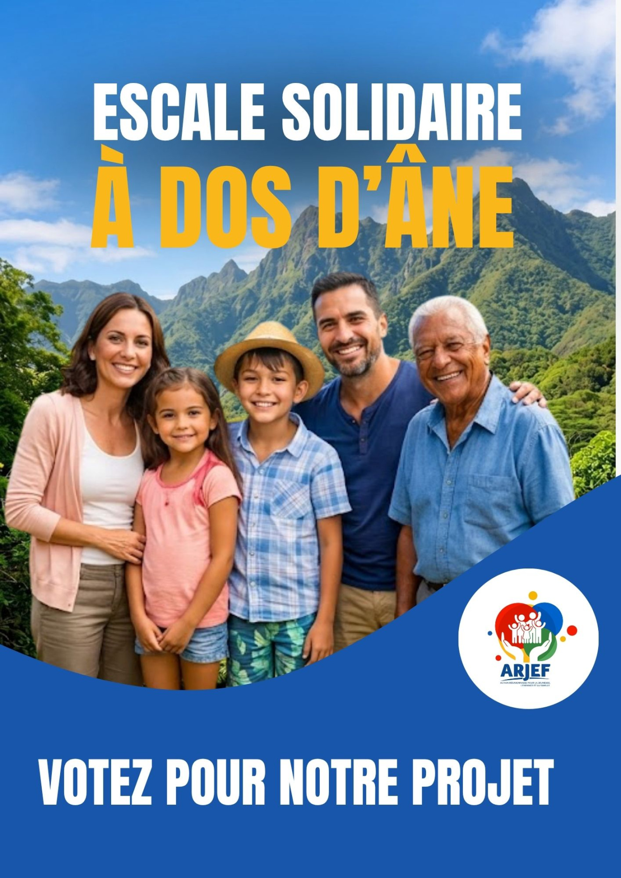 Image d'illustration pour : Escale Solidaire à Dos d’Âne : 6 week-ends pour renforcer les liens réunionnais