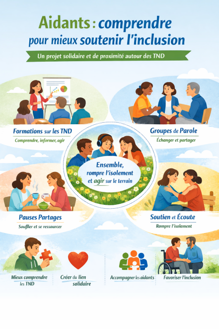 Image d'illustration pour : Aidants , soutiens et inclusion