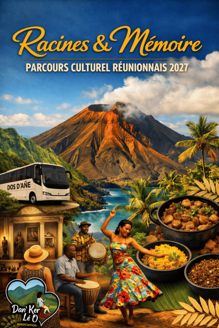 Image d'illustration pour : RACINES & MÉMOIRE – PARCOURS CULTUREL RÉUNIONNAIS 2027