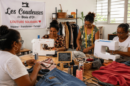 Image d'illustration pour : Du pep's dans nos vie - Couture solidaire