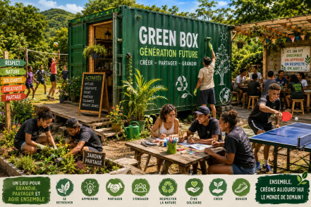 Image d'illustration pour : Green Box Génération Future projet jeunesse, nature et vivre ensemble en milieu rural