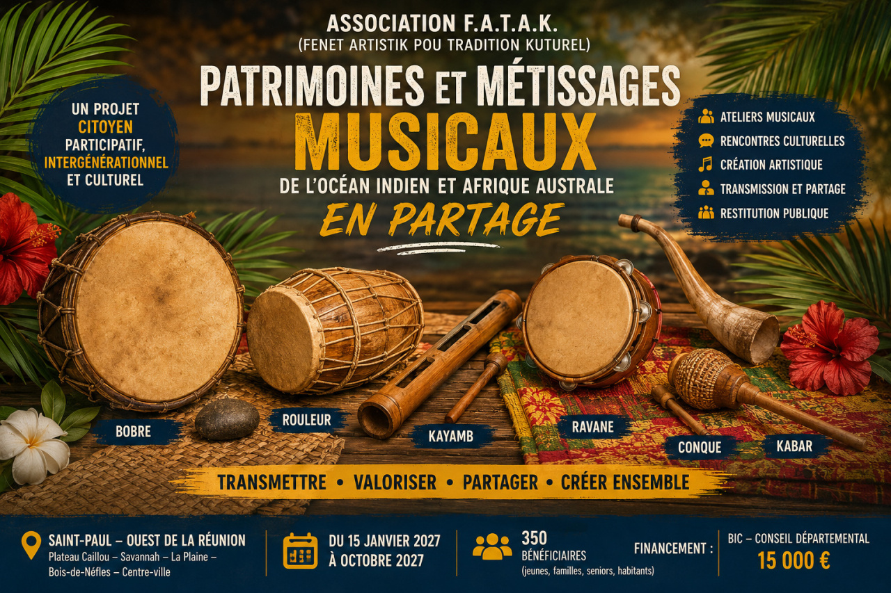 Image d'illustration pour : Patrimoines et métissages musicaux de l'OI et Afrique australe en partage
