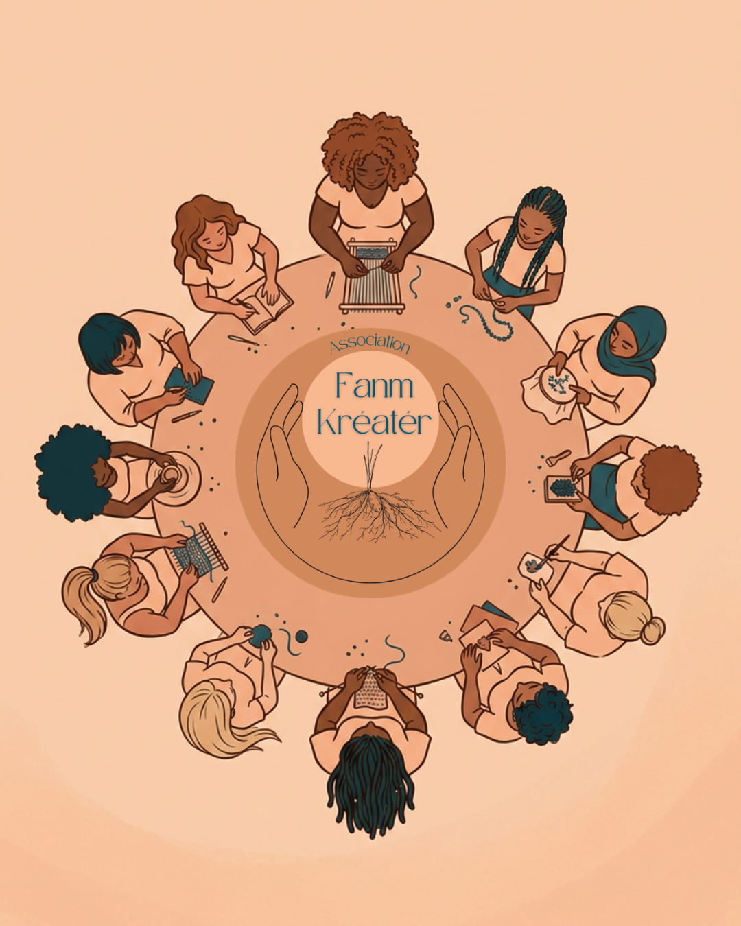 Image d'illustration pour : Somin nout valèr:  Un parcours de valorisation de soi par la transmission et l’échange de savoir-faire féminins